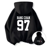Hot Vintage Graphics print Stray Kids Hoodie Women Men Casual hip hop streetwear Long sleeve Fleece pullover Unisex sweatshirts 2