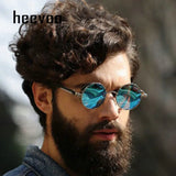 Metal Steampunk Sunglasses Men Women Fashion Round Glasses Brand Designer Vintage Sun Glasses High Quality Oculos de sol UV400 3