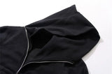 New Hoodies Men zipper Cardigan harajuku black sweatshirts hip hop swag style skateboard streetwear Cloak Hooded jacket coat 4