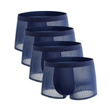 Men's Ice Silk Mesh Boxer Briefs (4-Pack)