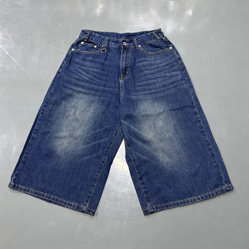 IEFB-Summer-Men-s-Denim-Pants-Old-Blue-Washed-Male-Jeans-Straight-Casual-Menwear-Loose-Wide
