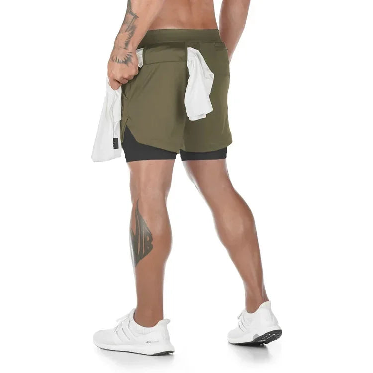 Men’s 2-in-1 Camo Performance Shorts