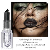 Waterproof Glitter Lipstick Sexy Black Lip Gloss Shiny Lip Tint  Cosmetics Halloween Lips Makeup 4