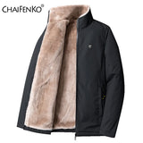 Men 2025 Winter Windproof Warm Thick Fleece Jacket