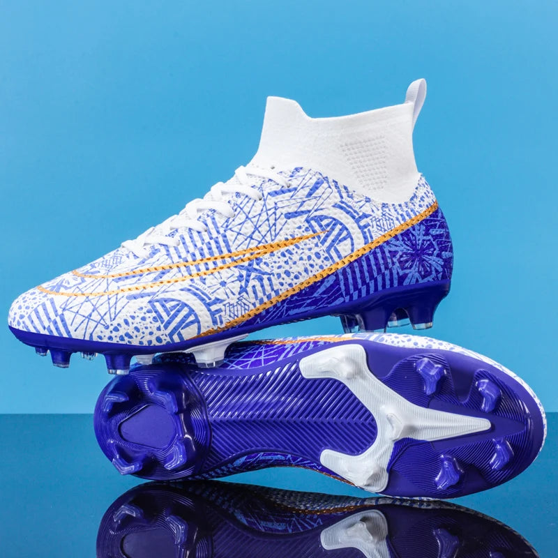 FG/TF Men Football Field Boots Long Spike Original Fast Society Training Football Shoes Grass Indoor Cleats Sneaker Soccer Shoes 4