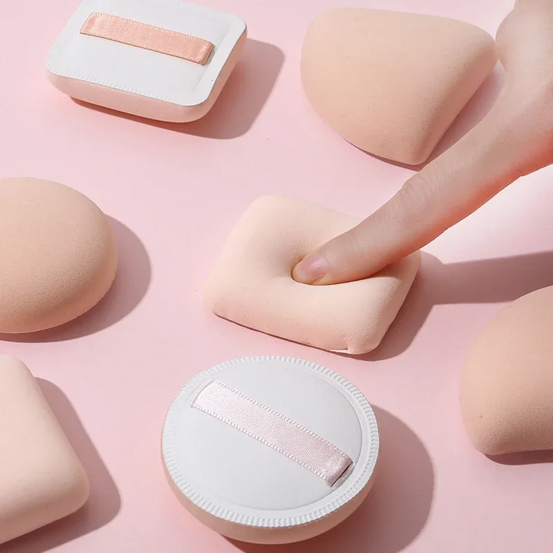 3Pcs Soft Cute Makeup Puff Set Dry Wet Combined Cosmetic Sponge Cushion Puff Foundation Cream Blender Makeup Tools Accessories 3