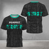 Men's outdoor hiking T-shirt 3D printed design rock climbing cross-country running Drifit camping clothes fashionable 4