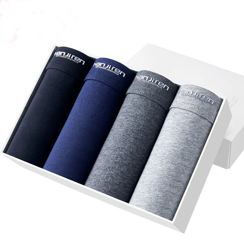4-Pack Men’s Comfort Cotton Boxer Shorts