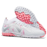 Men's Soccer Cleats Football Cleats for Mens Big Boys Mid-Top Spikes/TF Shoes for Youth Professional Training Turf Sneaker