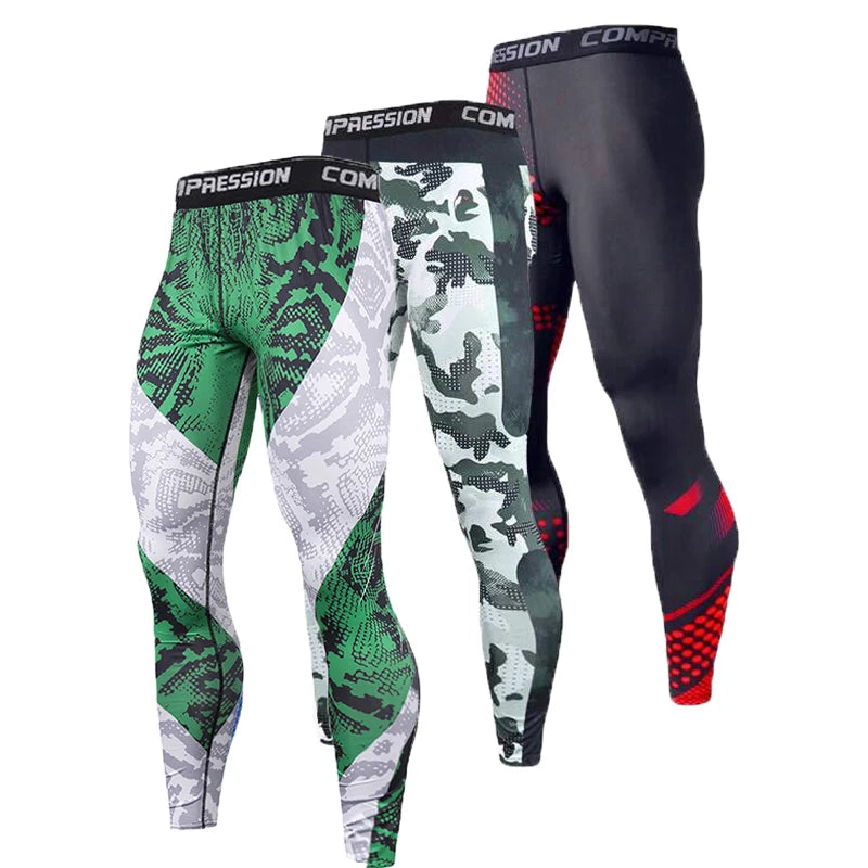 Men’s Compression Pants – Performance Training Leggings for Gym, Running & Sports