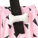 3pcs Sets Kids Costume Caveman Cavegirl Stone Age Outfit for Girls Boys Halloween Cosplay Girl Pebbles Inspired Dress Up Suits 4