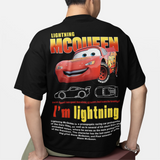 Fun Sally I'm Lightning Car Outfit T Shirt for Men Women Mcqueen Tee Shirt 100% Cotton New Arrival Clothing Love Gift For Couple