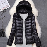 Women Puffer Jacket 15 Colors Plus Size 5XL 6XL 7XL 2025 New Spring Autumn Female Ultra Lightweight Packable Hooded Down Coats 3
