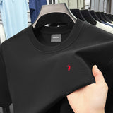 Men’s Designer Paul Embroidered Silky Cotton T-Shirt