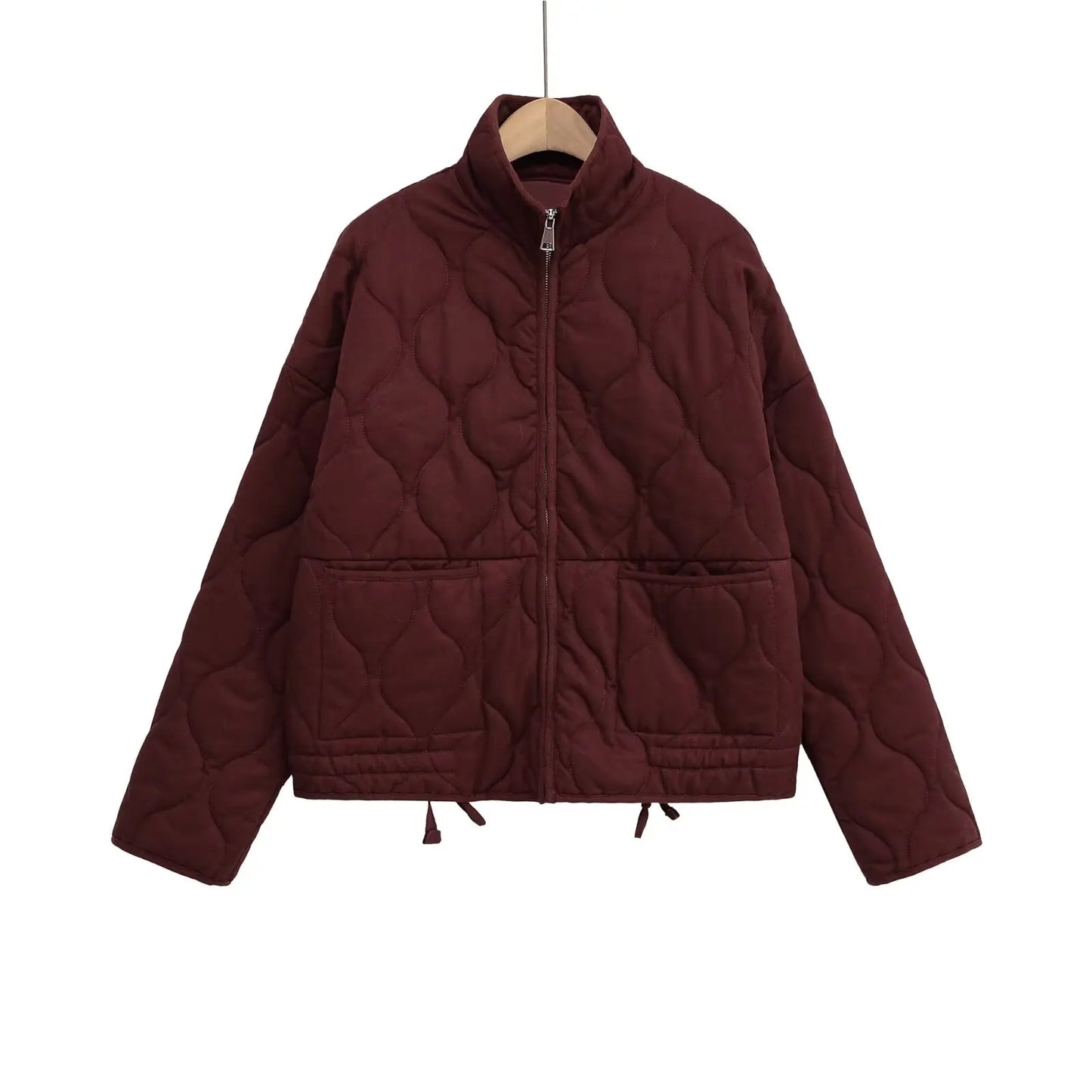 Women’s Stand-Collar Quilted Jacket