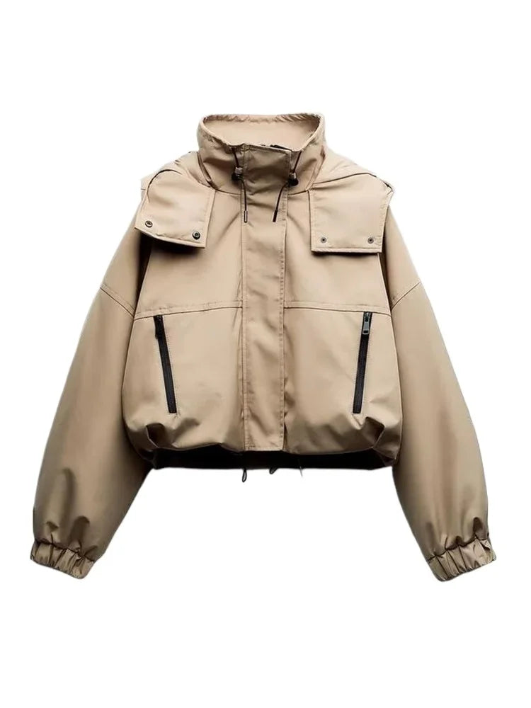 Women’s Classic Hooded Short Jacket
