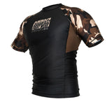 ASKARI Boxing Fighting Match Design 3D Men Fitness Short Sleeve T-shirt Breathable Mesh Sports Tees For Male Outdoor Trainning T