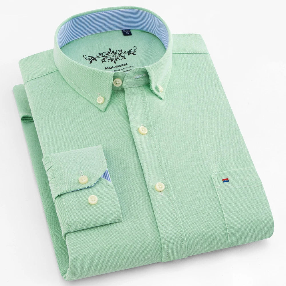 Men's Premium Cotton Blend Business Shirt