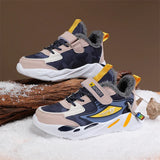 Winter Children Sneaker Shoes Fashion Platform Kids Boys Cotton Sneaker Warm Plush Casual Sports Tennis Shoes 4