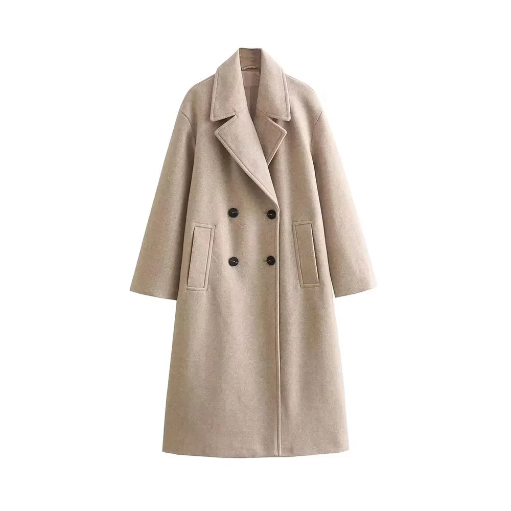 Oversized Soft Woolen Overcoat
