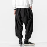 New Autumn Men's Black Pants Hip Hop Streetwear Fashion Jogger Harem Trousers Pants Big Size M 5XL 3