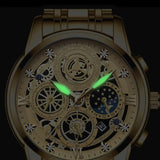 Fashion Casual Quartz Men Watch Stainless Steel Strap Luxury Dial Luminous 30M Waterproof Business Men Wristwatch 3