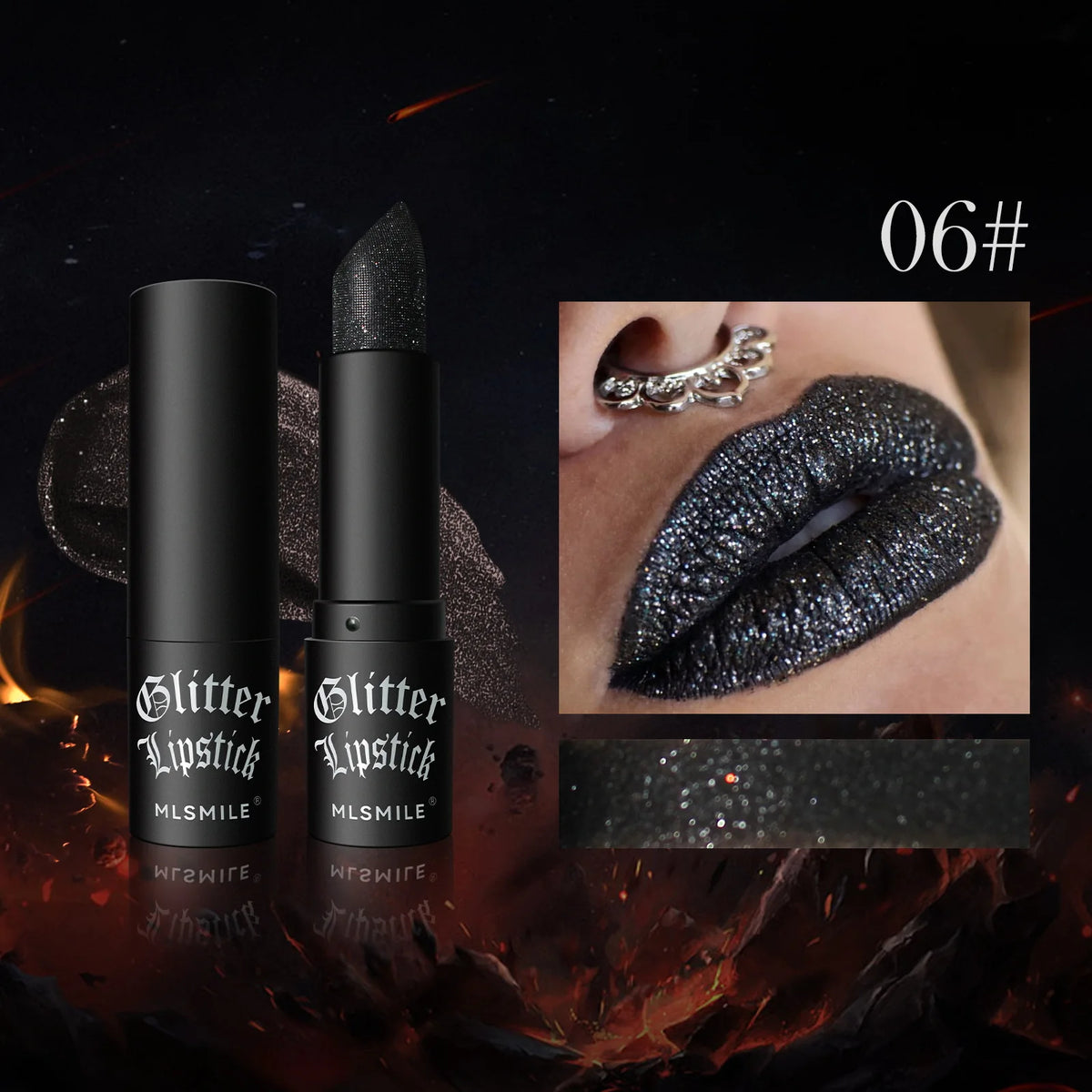 7-Color Sparkling Glitter Lipstick