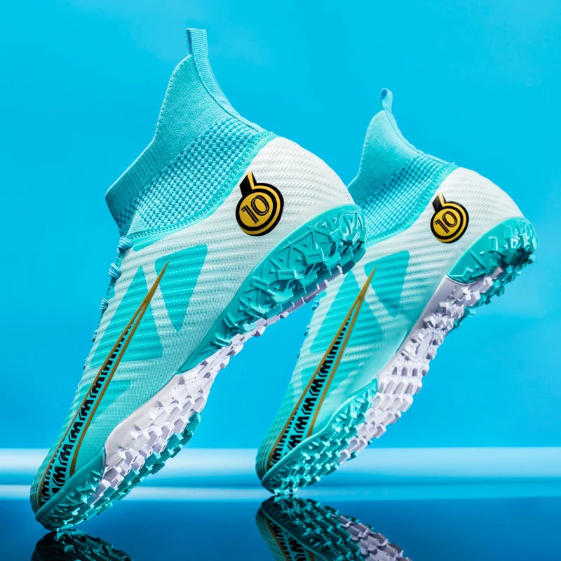 Men Soccer Shoes Kids Football Boots Women Professional Soccer Cleats Antiskid Chaussure Football TF/FG Outdoor Football Shoes 4