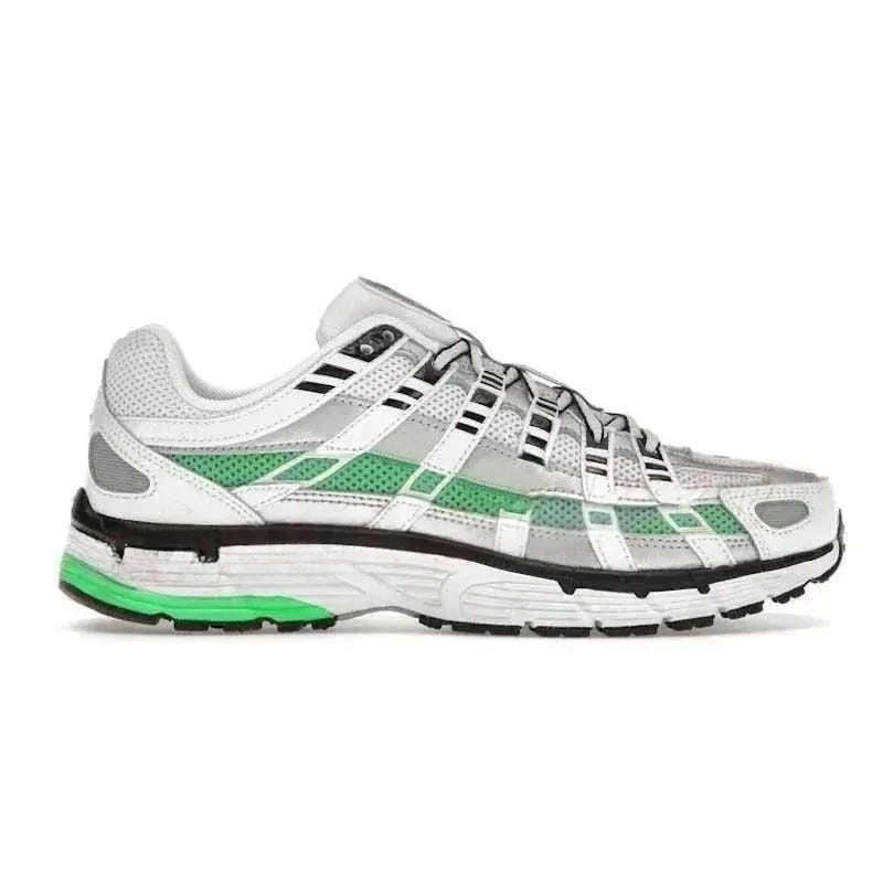 Designer P6000 P 6000 Triple Black White Khaki Wolf Grey Metallic Womens Outdoor Sports Trainers Casual Mens Shoes Sneakers