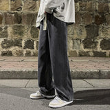 Korean Style Men’s Wide Leg Jeans