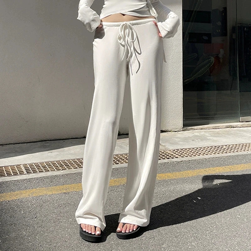 Women’s Flare-Sleeve Cardigan & Wide-Leg Trouser Set