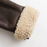 2024 Autumn/Winter New Product Casual Women's Wear Flip Collar Fur Integrated Loose and Versatile Short Jacket Coat 6