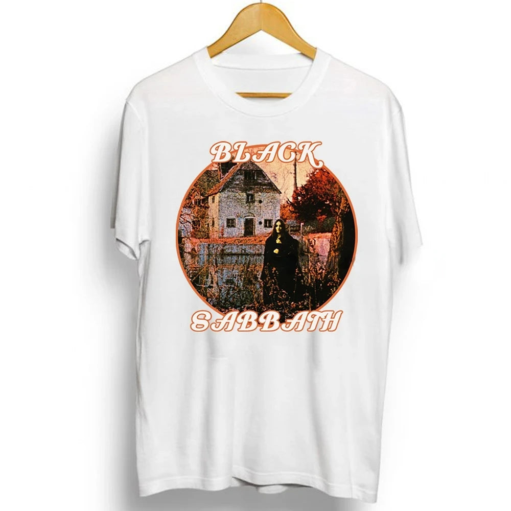 Black Metal Rock Band T shirt Men Women Fashion Casual Graphic Short Sleeve Short Sleeve Plus Size T Shirt Unisex 62474