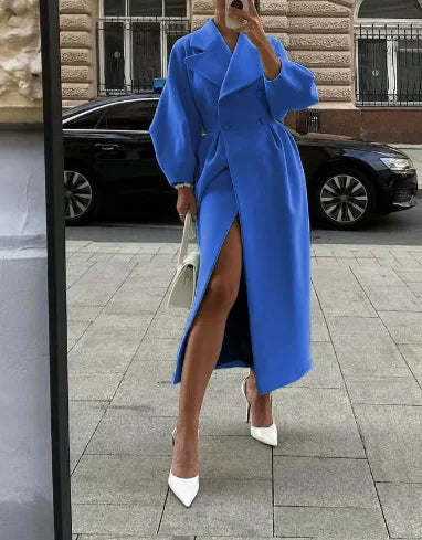 Women’s Retro Palace Lantern-Sleeve Coat