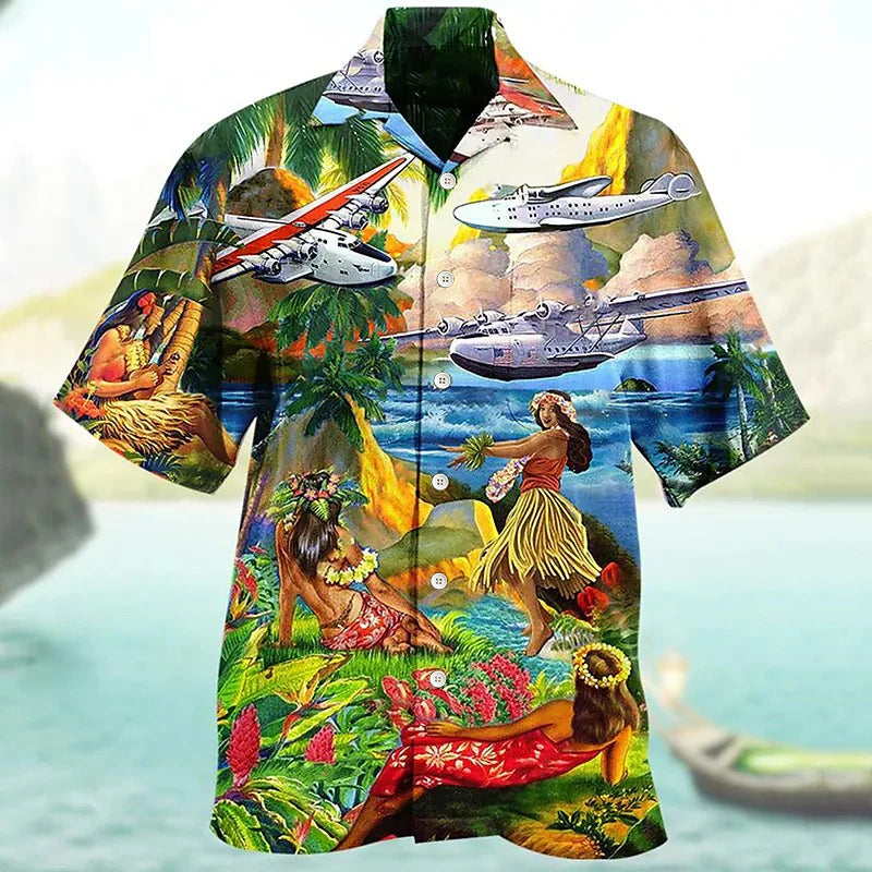 2023-Summer-Loose-Breathable-3d-Print-Trendy-Cool-Fashion-Hawaiian-Shirts-Beach-Party-Tops-Short-Sleeves