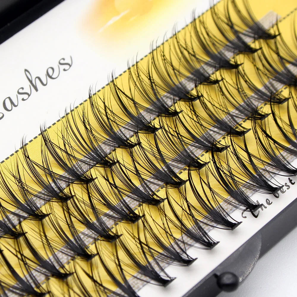Moonlily Soft Mink 20D/30D/40D Lashes Cluster Eyelash Extension Natural Long 3D Volume Effect Faux Bunche Individual Makeup 3