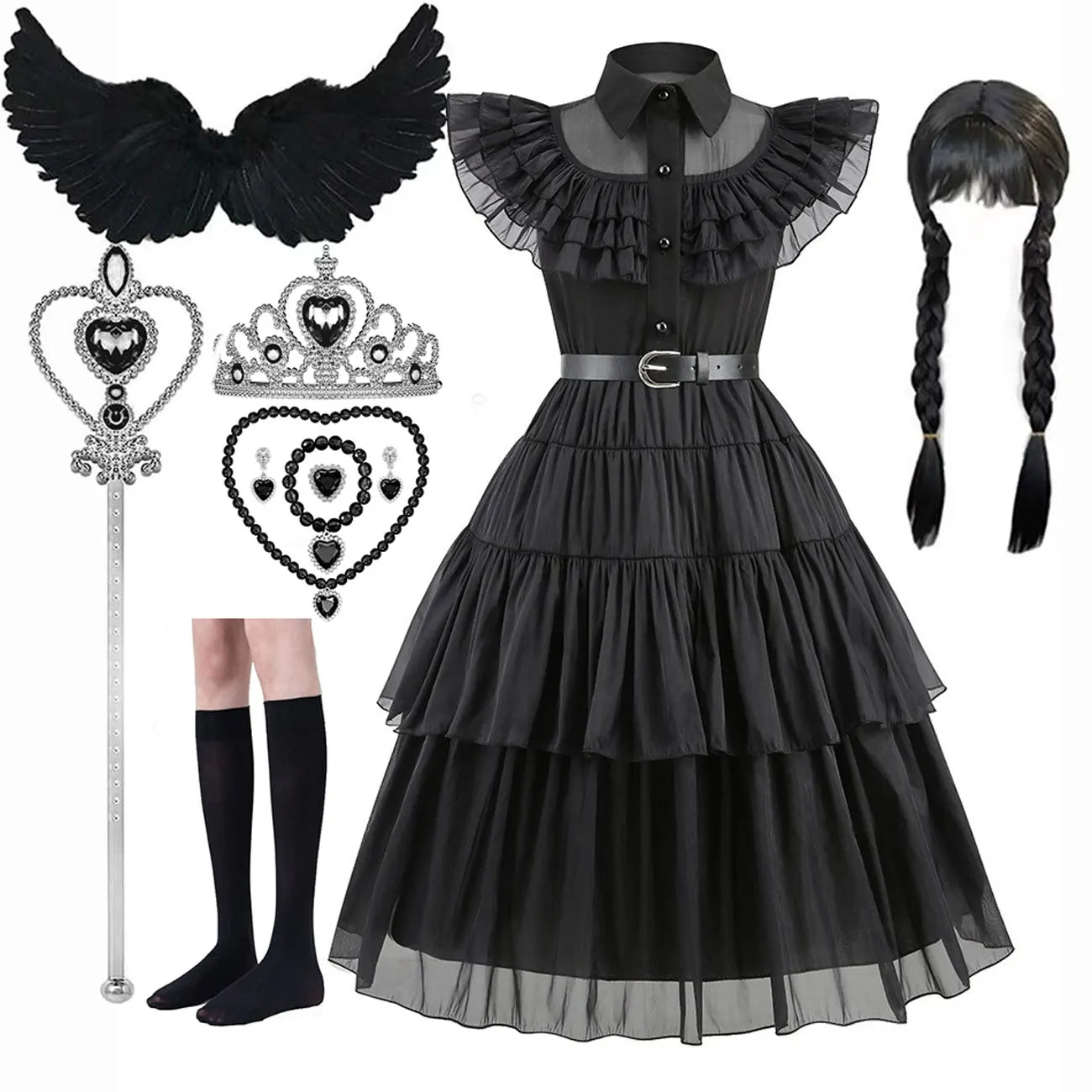 Children’s Classic Gothic Peter Pan Collar Dress