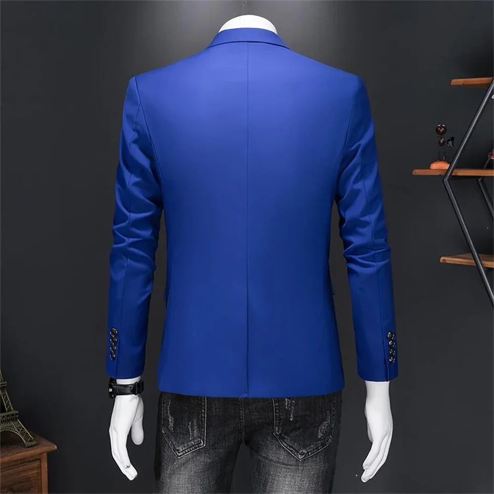 Men's Blazer Groom Wedding Gown Blazers for Men Suit Tops Jacke Coat 3