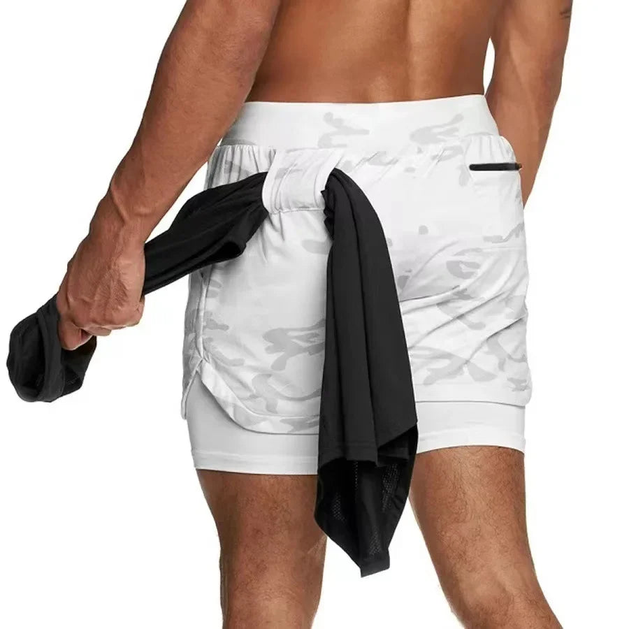 Men’s 2-in-1 Camo Performance Shorts