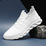 Men's casual sports shoes breathable summer light Soft sole comfort outdoor running shoes