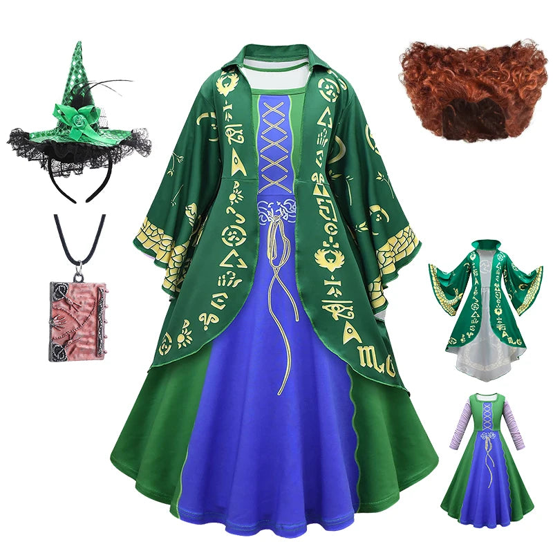 Girls' Hocus Pocus Inspired Witch Costume