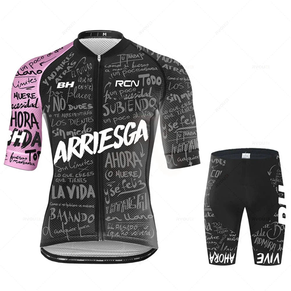 RCN Men's Cycling Jersey & Bib Shorts Summer Set