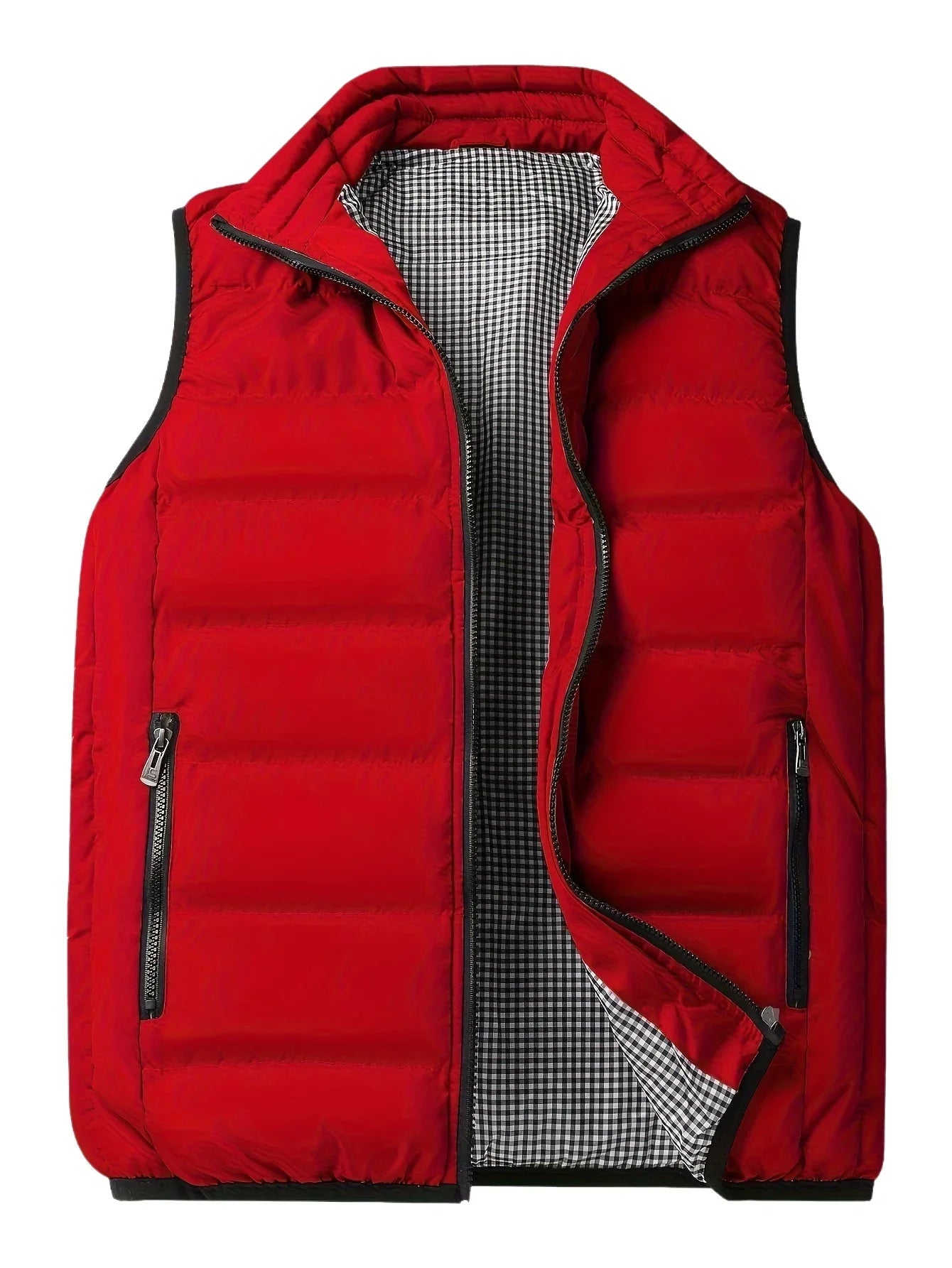 Men Vest Windproof Vest Men Jacket Sleeveless Vest Winter Jacket Casual Coat Men down Cotton Warm Thicken Waistcoat thick gilet 2