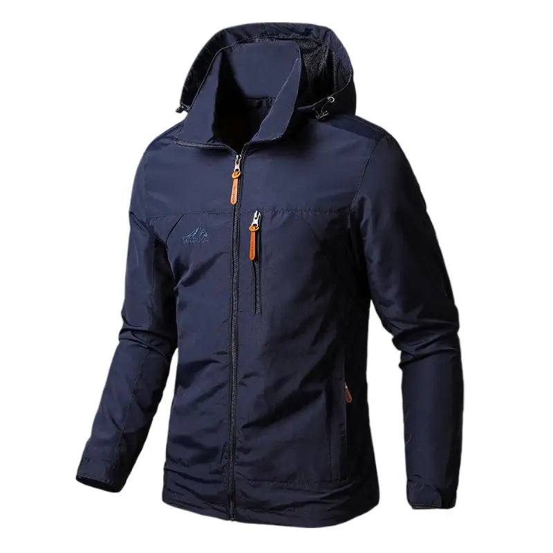 Men's Waterproof Military Hooded Windbreaker