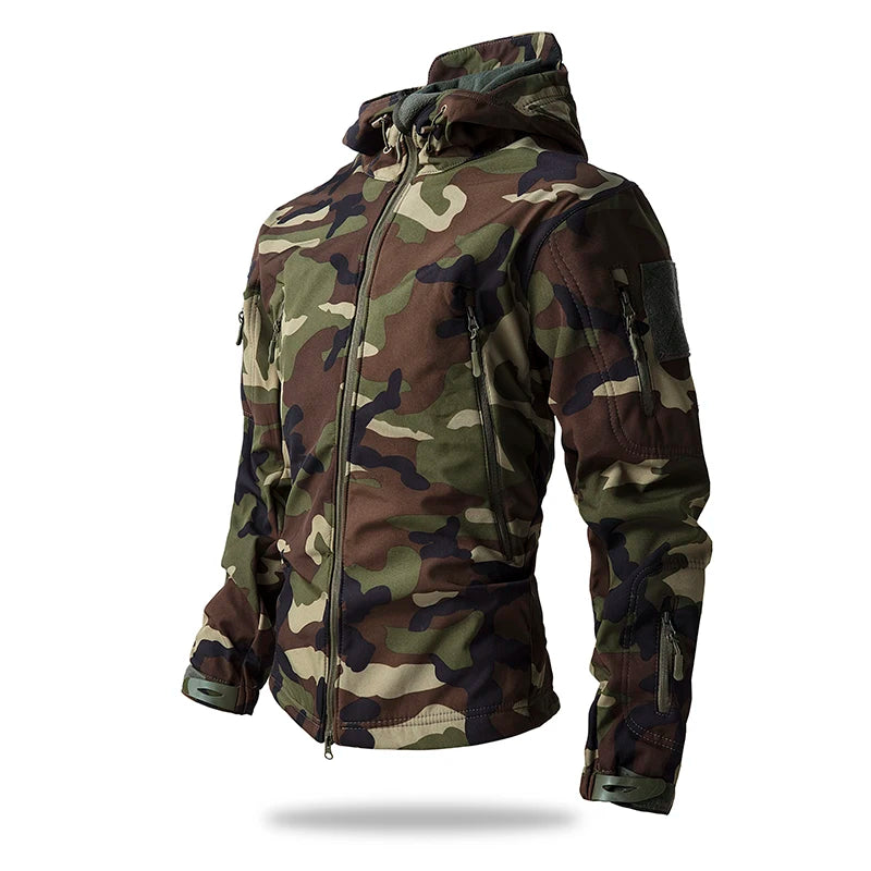 Men’s Shark Skin Soft Shell Tactical Jacket