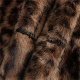 women's coat jacket long sleeved lapel animal print with pockets autumn new coat jacket 5