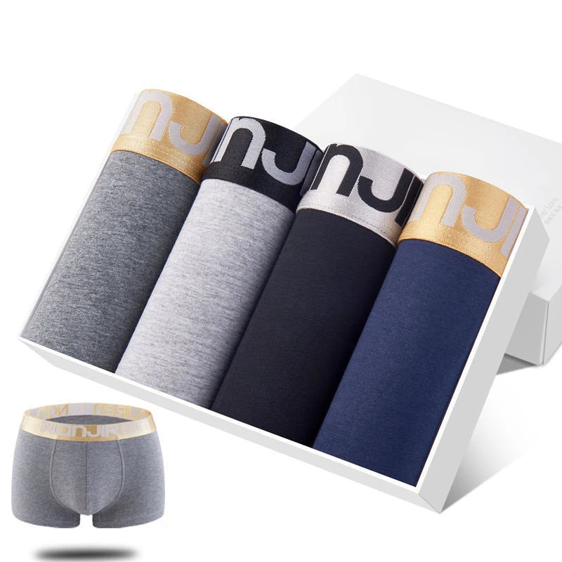 4-Pack Men’s Comfort Cotton Boxer Shorts