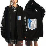Anime Zipper Hoodie Sports Coat Sportswear Role Playing Women Sportswear Autumn Hoodie Fashionable Hoodie Rtable Womens Clothing 2