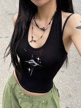 Top-Women-Y2k-Devil-s-Eyes-Retro-Print-Hanging-Neck-Suspender-Vest-Women-s-Summer-Korean