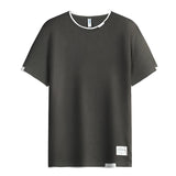 FGKKS 2024 Casual T-shirt For Men Pure Cotton Breathable Fashion Short Sleeve High Quality Design Casual T-shirt For Men 6